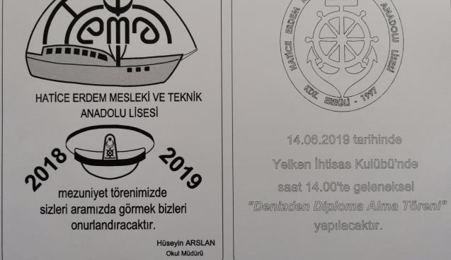 Mezuniyet Töreni düzenlenecek..