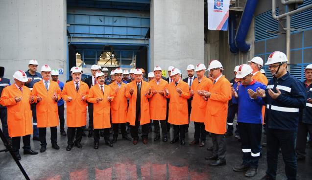 KARDEMİR, yeni yatırımlarını asker selamıyla devreye aldı