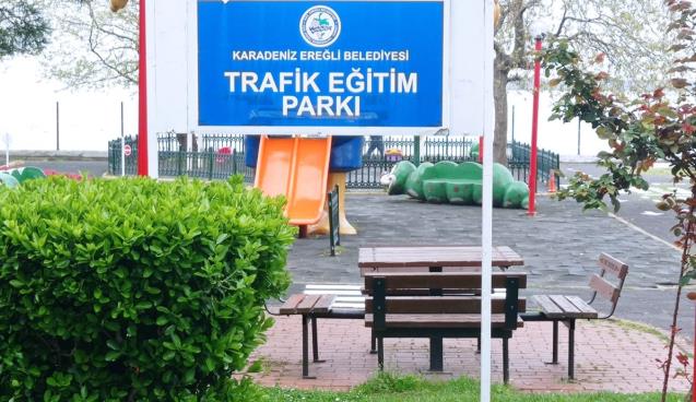 TRAFİK EĞİTİM PARKI, ÇOCUKLAR İÇİN HAZIRLANDI