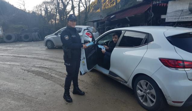 Yenice Emniyeti sürücüleri dolandırıcılara karşı uyardı
