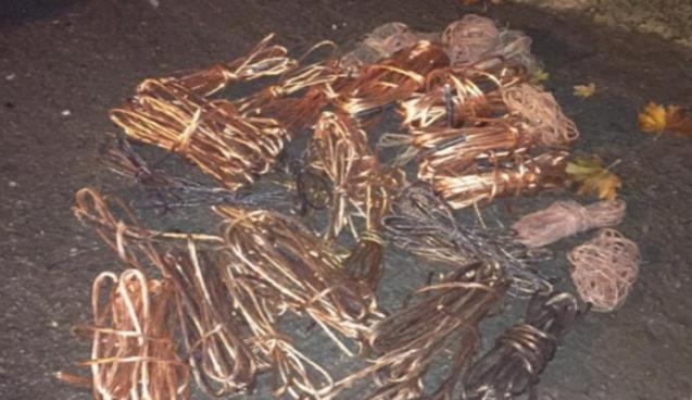 Kablo Hırsızlarından ikisi tutuklandı...