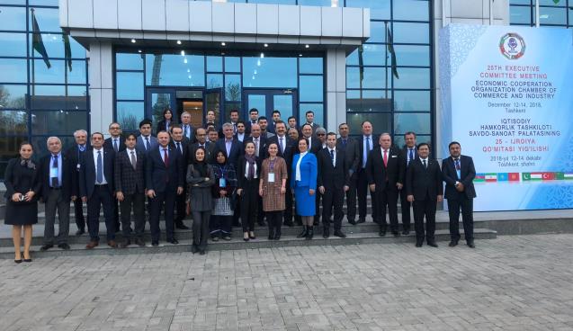 KDZ.EREĞLİ TSO BAŞKANI KELEŞ , TAŞKENT’TE TOPLANTIYA KATILDI