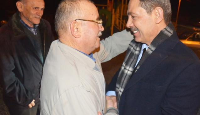 Başkan Uysal, dağlar mahallesinde…