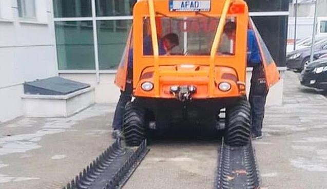 Paletli Kurtarma aracı hazır...