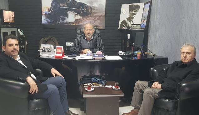 Uçar ve Çakır Kara Tren'i ziyaret etti..