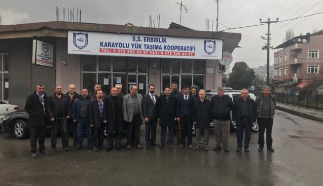 Nakliyecilerin sorunlarını dinlediler..