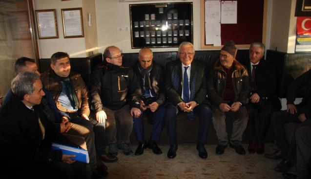 Şoför esnafının sorunlarını dinledi..