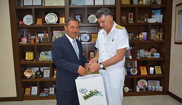Tuğamiral'den Başkan Uysal'a ziyaret...