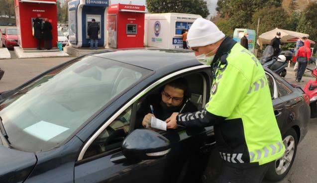 PTT Kavşağında  denetim