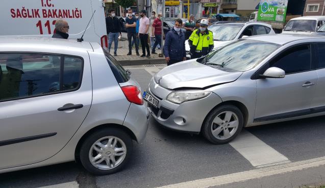 Zincirleme kaza, 1 yaralı…