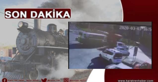 KAZA ANI SANİYE SANİYE KAMERALARDA...