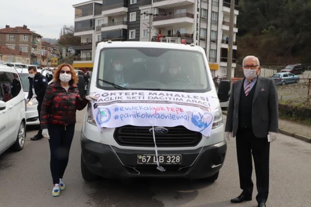 POSBIYIK MASKE DAĞITIMINA 31 MAHALLEDE BAŞLADIK