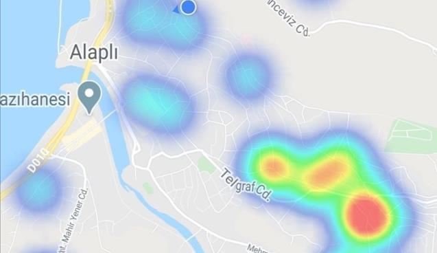 İşte Alaplı’nın KORONAVİRÜS haritası…