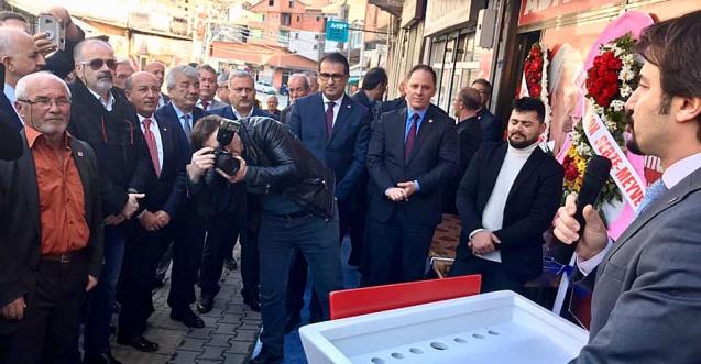 TÖRENLE HİZMETE AÇILDI...