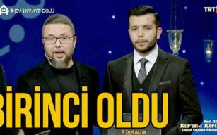 BİRİNCİ OLDU