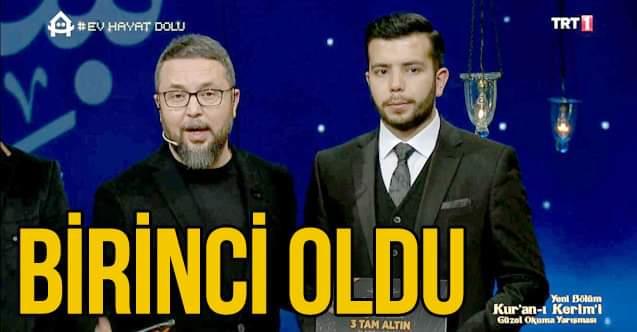 BİRİNCİ OLDU