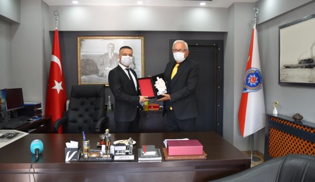 POSBIYIK’TAN EMNİYET MÜDÜRÜ ÇELİK’E ZİYARET