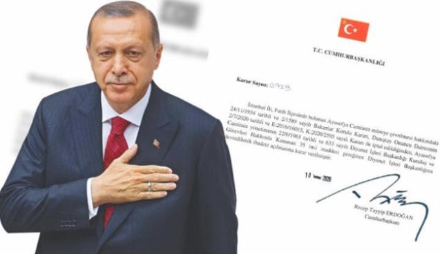 Cumhurbaşkanı Erdoğan imzaladı