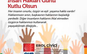 Erol Çivici'den İnsan Hakları Mesajı
