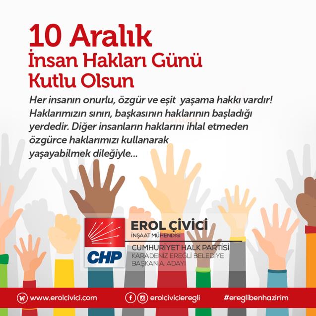 Erol Çivici'den İnsan Hakları Mesajı