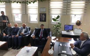 İlçe yönetiminden Ormanlı'ya ziyaret..