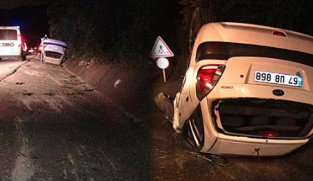 Taklalar attı!.. Metrelerce sürüklendi!..