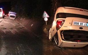 Taklalar attı!.. Metrelerce sürüklendi!..