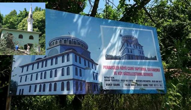 60 Yıllık cami yıkıldı..