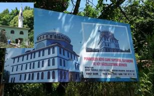 60 Yıllık cami yıkıldı..