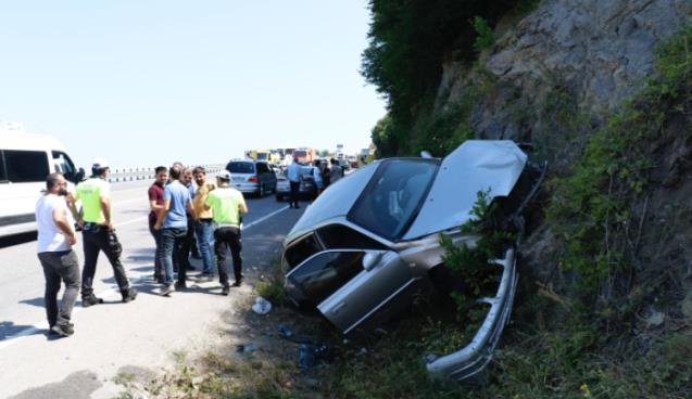 Zonguldak’ta trafik kazası: 3 yaralı 