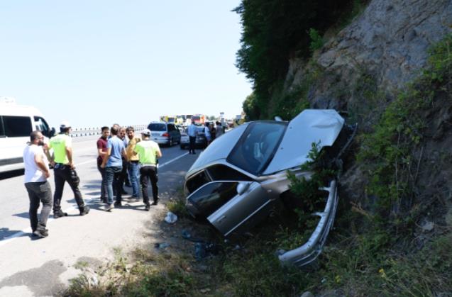 Zonguldak’ta trafik kazası: 3 yaralı