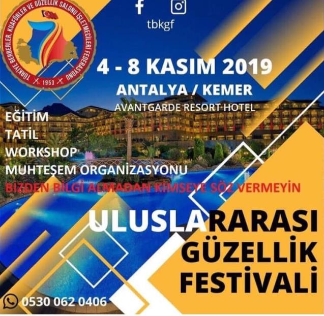 Antalya Kemer’de Uluslararası Güzellik Festivali..