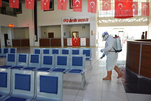 KDZ. EREĞLİ BELEDİYESİ, CORONA VİRÜSÜNE KARŞI TEYAKKUZDA