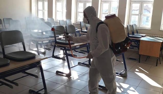 Sağlık bakanı açıkladı, dezenfekte çalışması yapıldı..