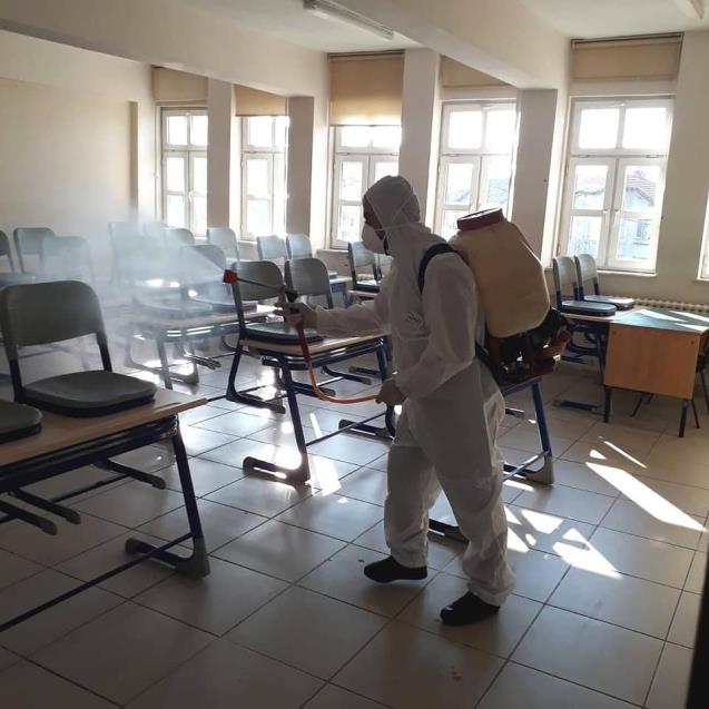 Sağlık bakanı açıkladı, dezenfekte çalışması yapıldı..