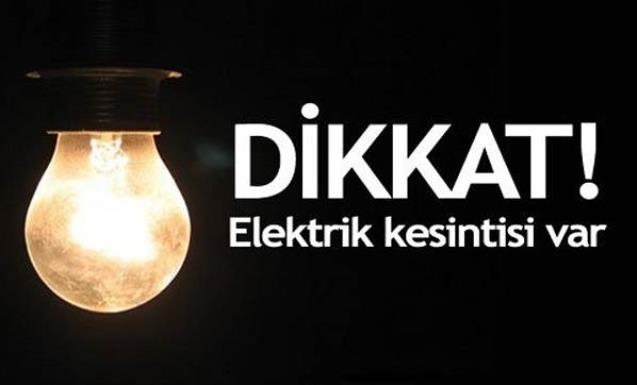 Dikkat Elektrik Kesintisi