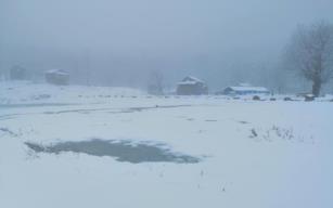 İlk kar Gümeli’ye düştü…