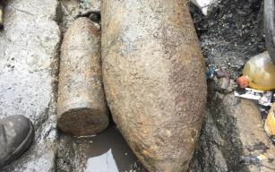 Zonguldak’ta kazıda bulunan top mermileri imha edildi