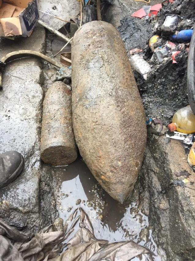 Zonguldak’ta kazıda bulunan top mermileri imha edildi
