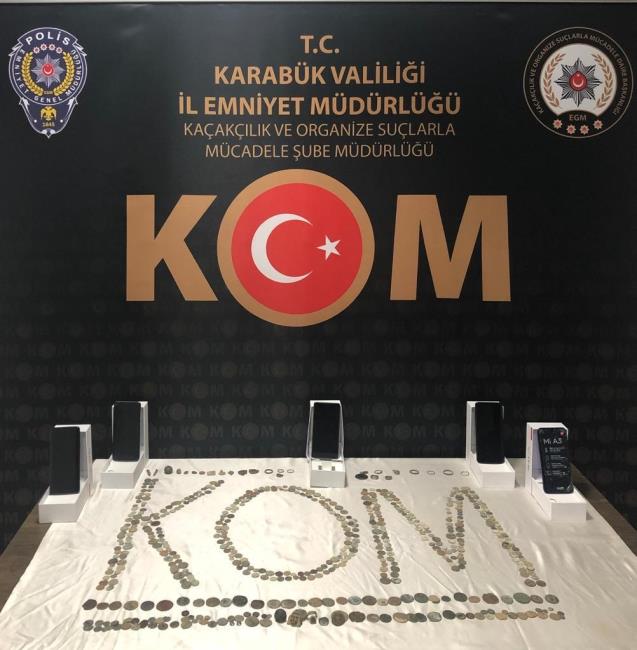 Karabük'te 558 adet tarihi eser ele geçirildi