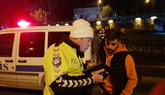 Alkollü yakalandı, “Ayran içtim” dedi