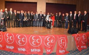 MHP adaylarını tanıttı…