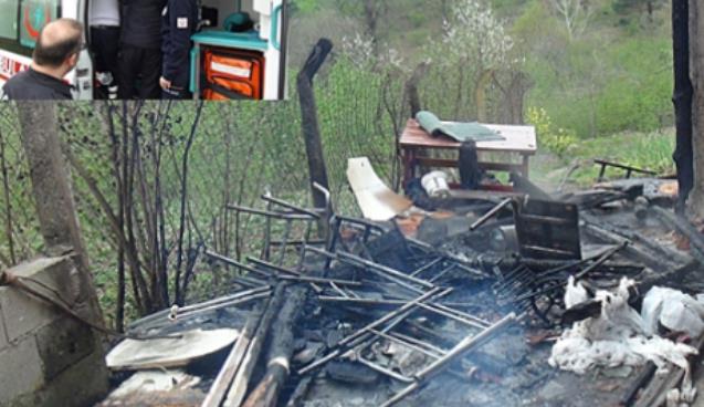 Eşine kızdı, eşyaları yaktı, hastaneye kaldırıldı…