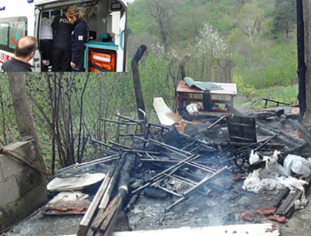 Eşine kızdı, eşyaları yaktı, hastaneye kaldırıldı…