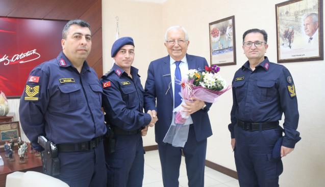 EMNİYET VE JANDARMA’DAN BAŞKAN POSBIYIK’A ZİYARET