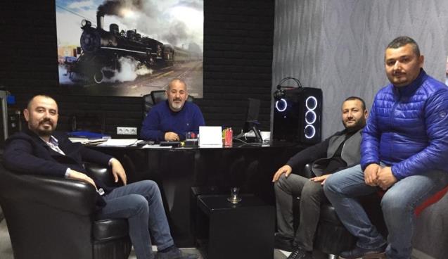 Eski çalışanlardan ziyaret..