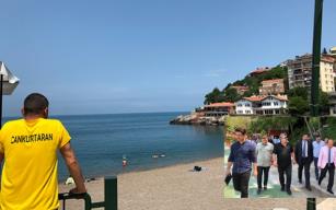 Kapuz Plajı halkın hizmetine açıldı!..