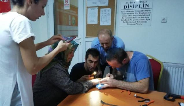 Parmağa gece operasyonu…