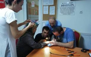 Parmağa gece operasyonu…