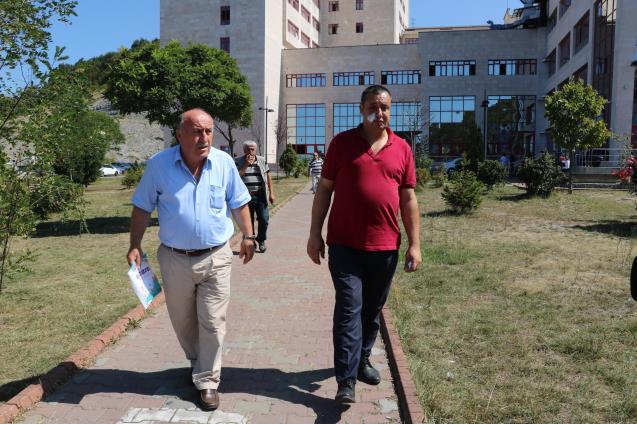 Terörle mücadele gazisine asfalt dayağı..